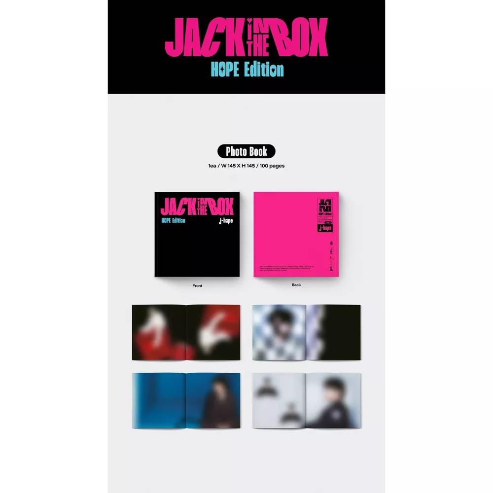 BTS J-HOPE フォトブックセット Careflection BTS Jhope JITB Jack In The Box (HOPE Edition) Album